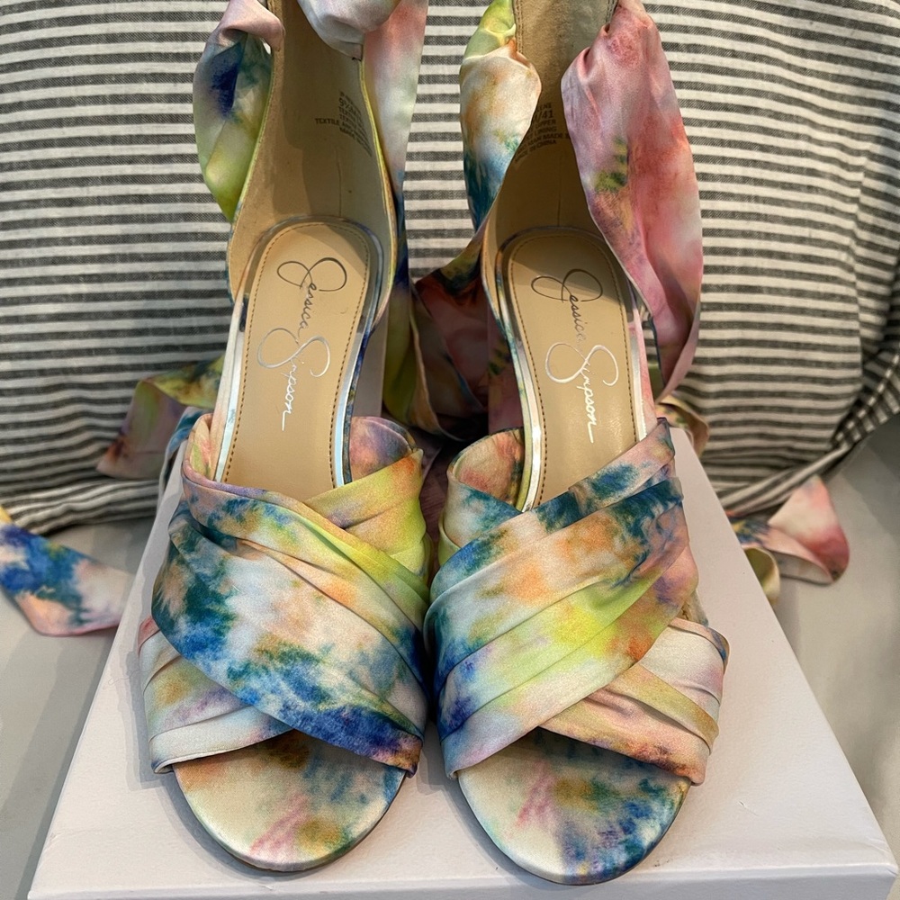 Jessica Simpson Noelene Pink Combo Heels